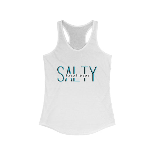 Salty Beach Baby Women's Ideal Racerback Tank Sizes S-3XL