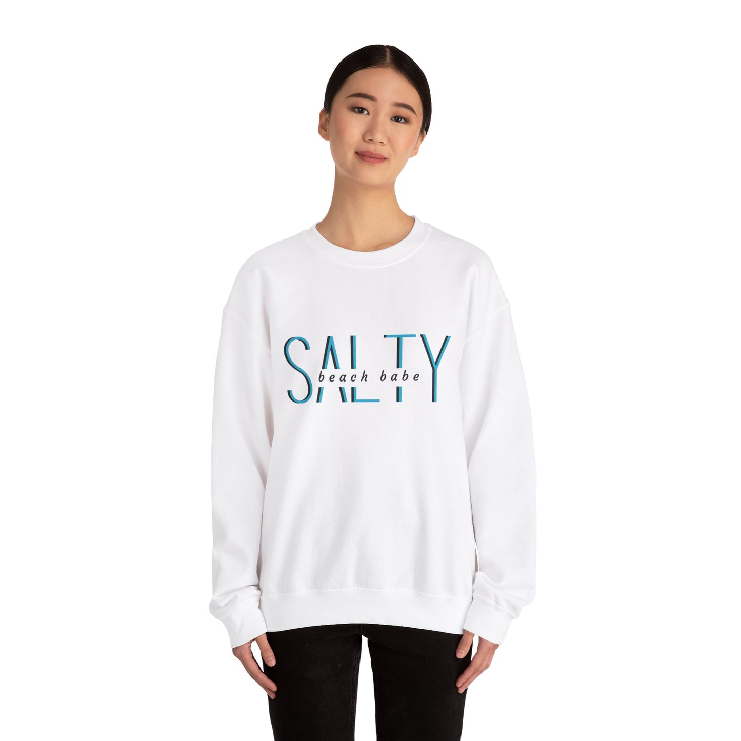 Salty Beach Baby Unisex Heavy Blend™ Crewneck Sweatshirt Sizes S-3XL