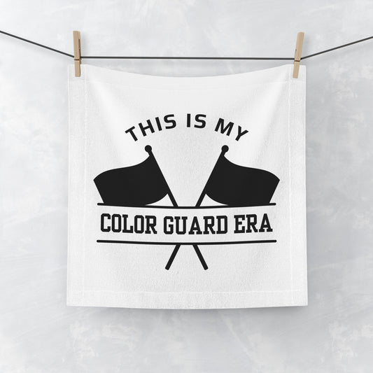 This is my Color Guard Era If Taylor was in Marching Band Face Towel Black Graphic