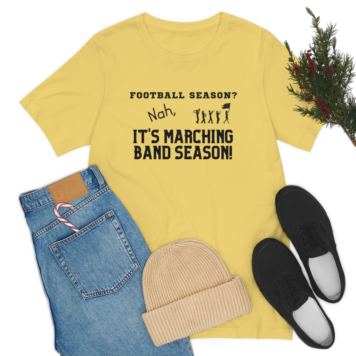 Football Season? Nah, it's Marching Band Season Tee S-3XL