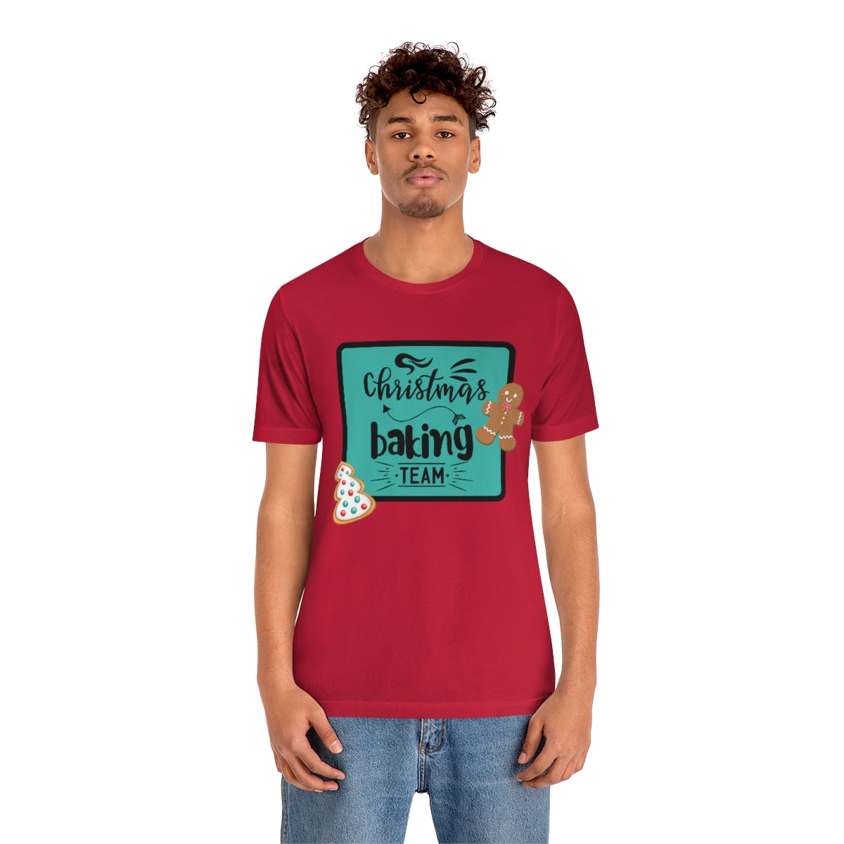 Christmas Baking Team Unisex Jersey Short Sleeve Tee S-3XL